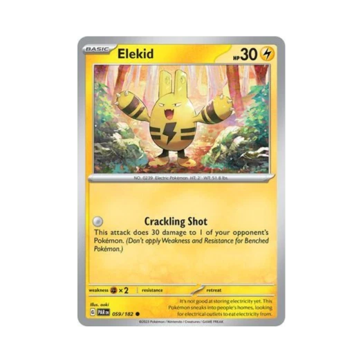 Pokemon TCG Elekid C Paradox Rift (English Ver.)