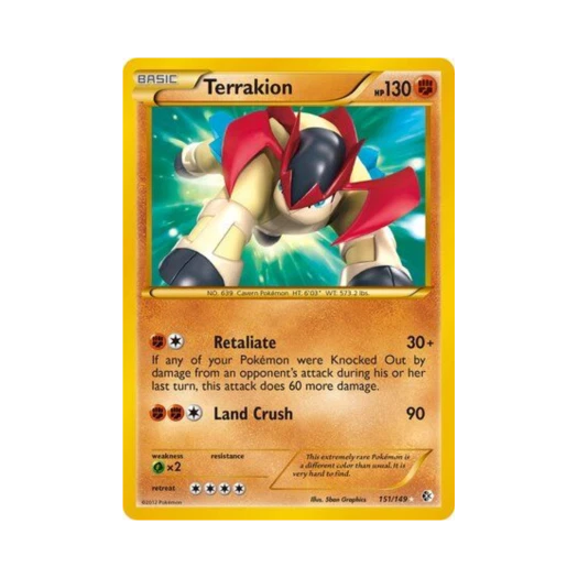 포켓몬 TCG 테라키온 RS 바운더리스 크로스드 (영문판)