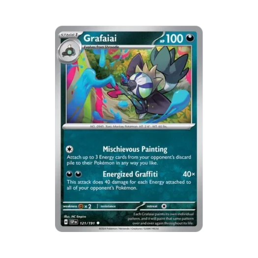 Pokemon TCG Grafaiai U Surging Sparks (English Ver.)