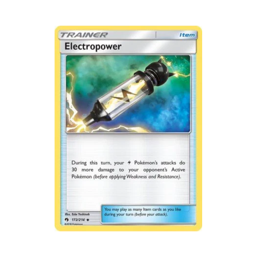 포켓몬 TCG 일렉트릭파워 U 로스트 썬더 (영문판)