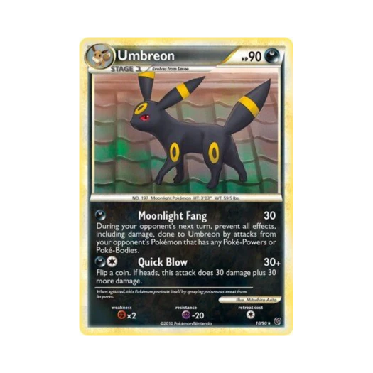 포켓몬 TCG 블래키 RH 언던티드 (영문판)
