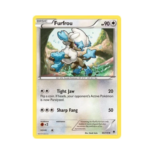 Pokemon TCG Furfrou U Phantom Forces (English Ver.)
