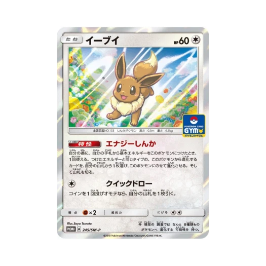 Pokemon TCG Eevee P Sun & Moon Promos (Japanese Ver.)