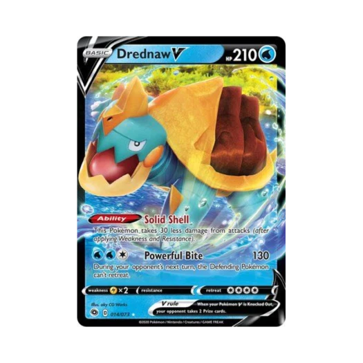Pokemon TCG Drednaw V HRV Champion's Path (English Ver.)