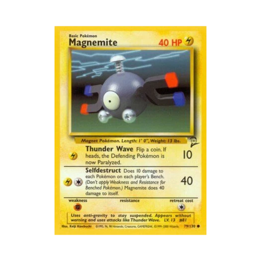 Pokemon TCG Magnemite C Base Set 2 (English Ver.)