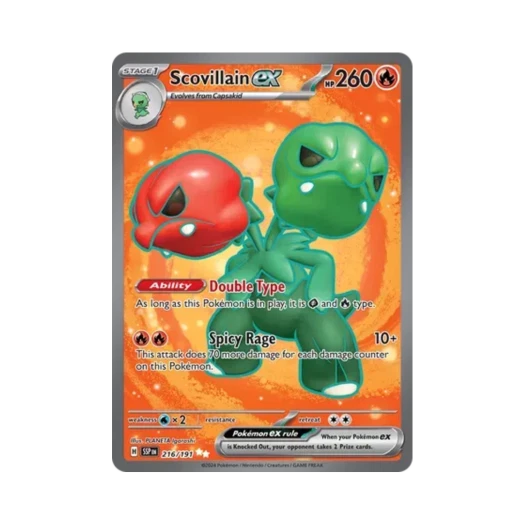 포켓몬 TCG 스코빌런 ex UR 서징 스파크 (영문판)