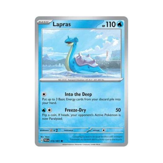 포켓몬 TCG 라프라스 C 팔데아 페이트 (영문판) 카드 이미지