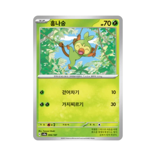 포켓몬 TCG 흥나숭 테라스탈 페스타 ex (한글판)