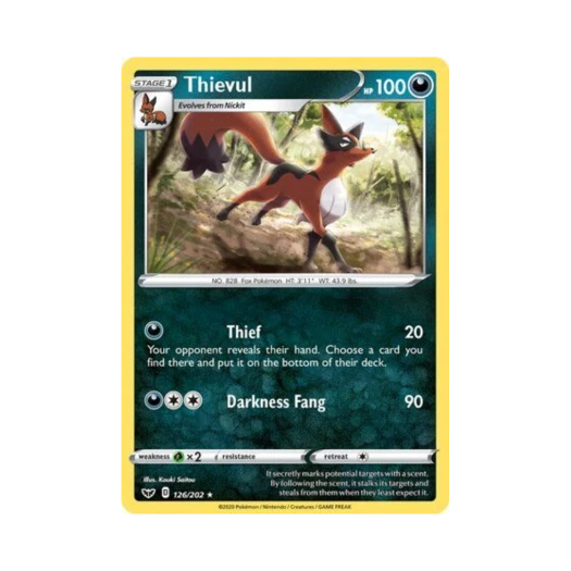 포켓몬 TCG 폭슬라이 R 소드 & 실드 (영문판)