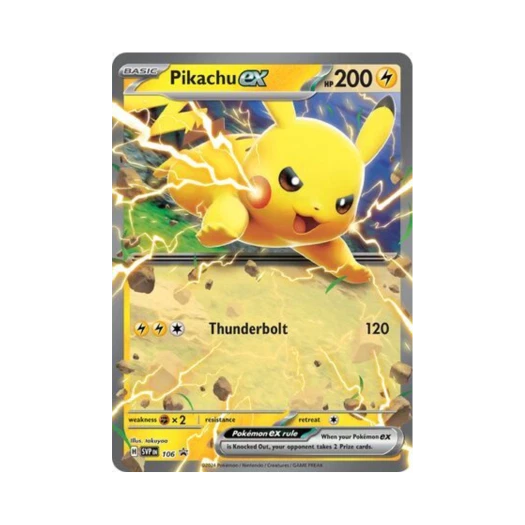 Pokemon TCG Pikachu ex P Scarlet & Violet Promos (English Ver.)