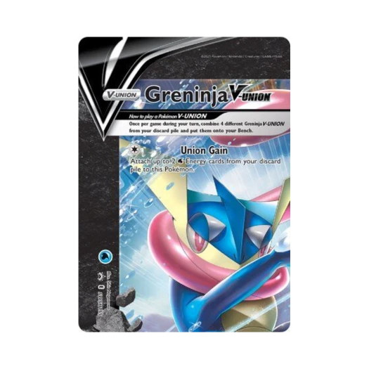 포켓몬 TCG 개굴닌자 V UNION P 소드 & 실드 프로모카드 (영문판)