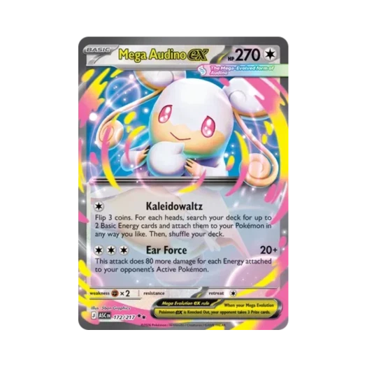 포켓몬 TCG 메가 다부니 ex DR 메가 에볼루션 어센드 히어로즈 (영문판)