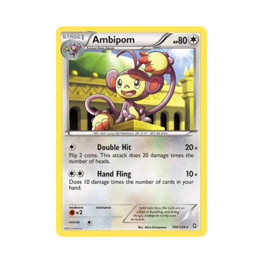 Pokemon TCG Ambipom R Dragons Exalted (English Ver.)