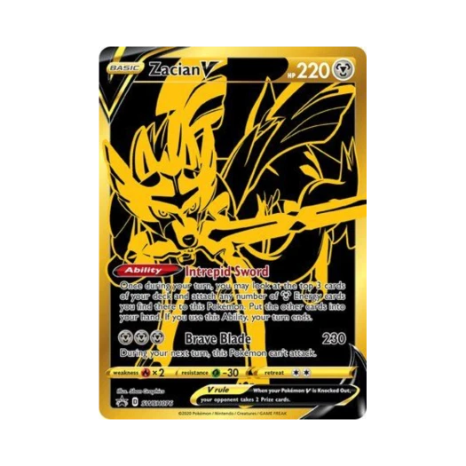 포켓몬 TCG 자시안 V P 소드 & 실드 프로모카드 (영문판)
