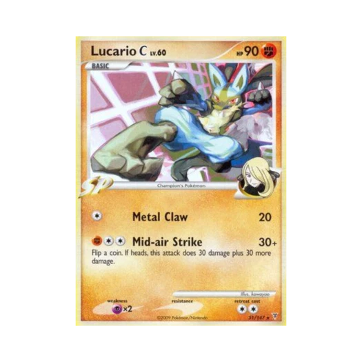 Pokemon TCG Lucario C R Supreme Victors (English Ver.)