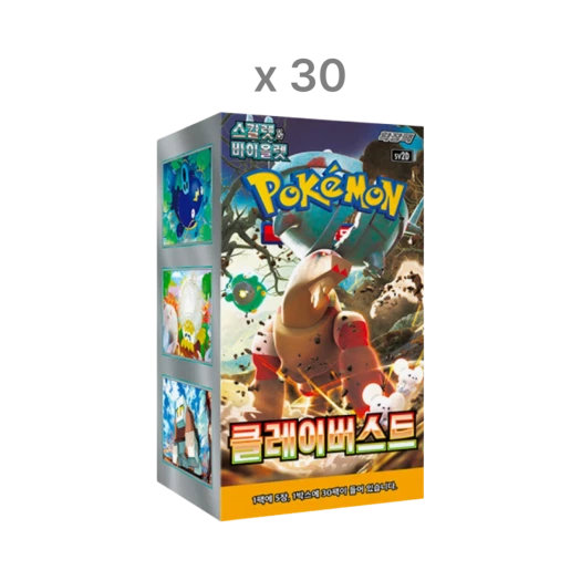 포켓몬 TCG 스칼렛 & 바이올렛 확장팩 클레이 버스트 30박스 (총 900팩/한글판) 카드 이미지