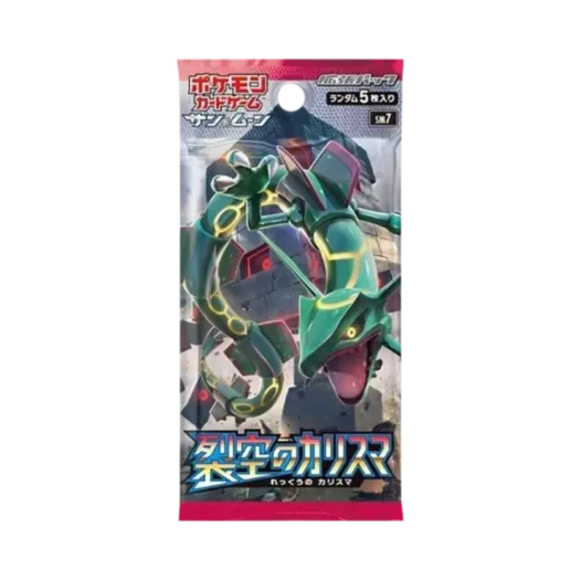 포켓몬 TCG 썬&문 확장팩 창공의 카리스마 팩 (5장/일어판) 카드 이미지
