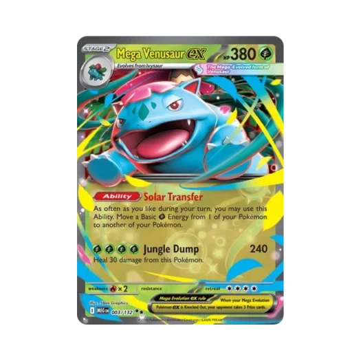 포켓몬 TCG 메가 이상해꽃 ex DR 메가 에볼루션 (영문판)