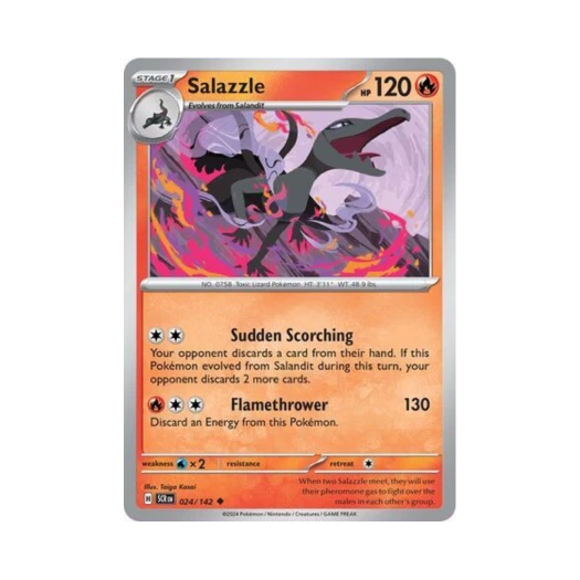 포켓몬 TCG 염뉴트 U 스텔라 크라운 (영문판) 카드 이미지