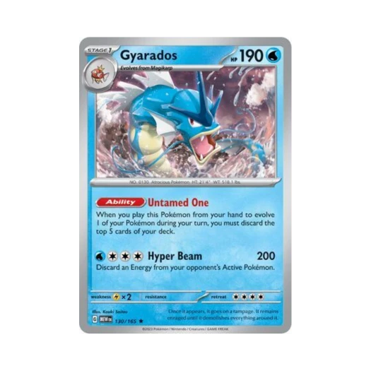 Pokemon TCG Gyarados R Scarlet & Violet 151 (English Ver.)