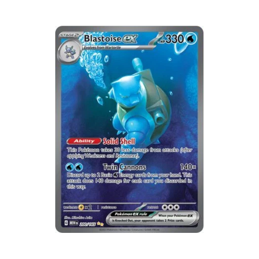 Pokemon TCG Blastoise ex SIR Scarlet & Violet 151 (English Ver.)