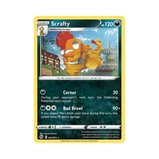 Pokemon TCG Scrafty RH Champion's Path (English Ver.)