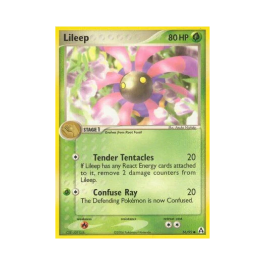Pokemon TCG Lileep C EX Legend Maker (English Ver.)