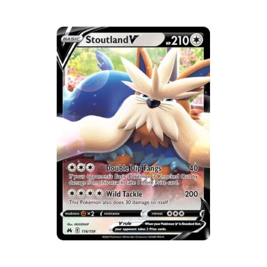 포켓몬 TCG 바랜드 V R 크라운 제니스 (영문판)