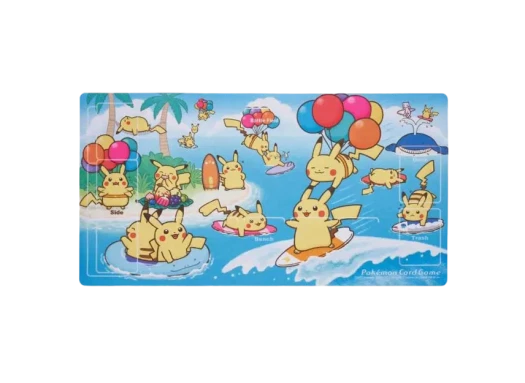 Pokemon TCG Rubber Playmat Surfing Pikachu & Flying Pikachu