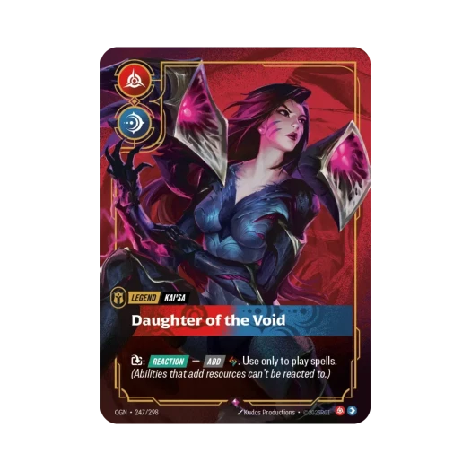 Riftbound Kai’Sa Daughter of the Void R Foil Origins (English Ver.)