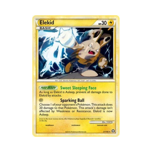 포켓몬 TCG 에레키드 R 트라이엄펀트 (영문판)
