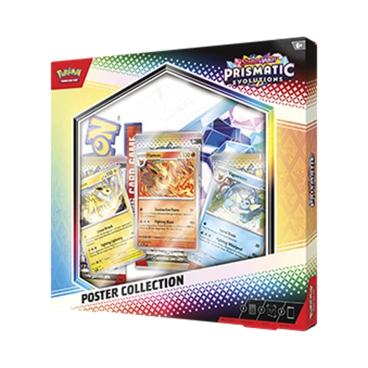 포켓몬 TCG 스칼렛 & 바이올렛 프리즈매틱 에볼루션즈 포스터 컬렉션 (영문판)