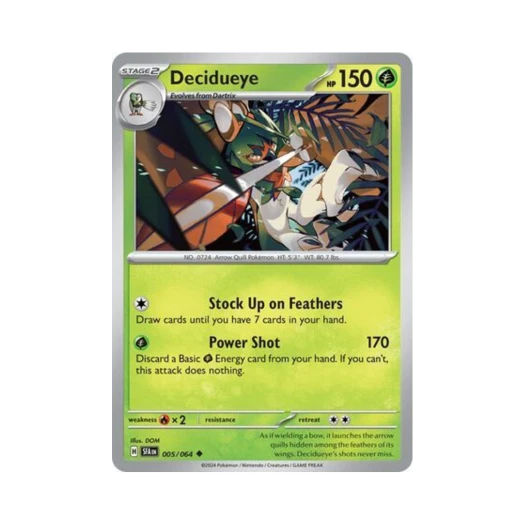 Pokemon TCG Decidueye U Shrouded Fable (English Ver.)