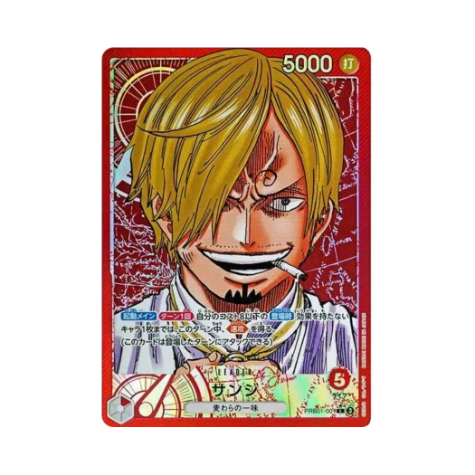 원피스 TCG 상디 L-P PRB01-001 프리미엄 부스터 원피스 카드 더 베스트 (일어판) 상품 이미지