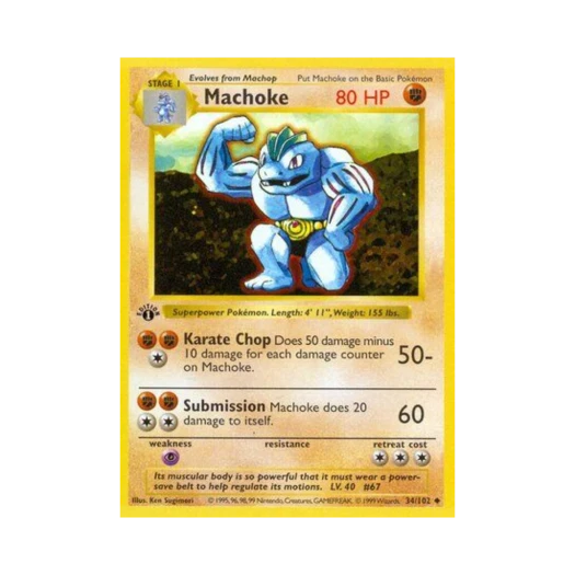 포켓몬 TCG 근육몬 U 베이스 세트 (영문판)