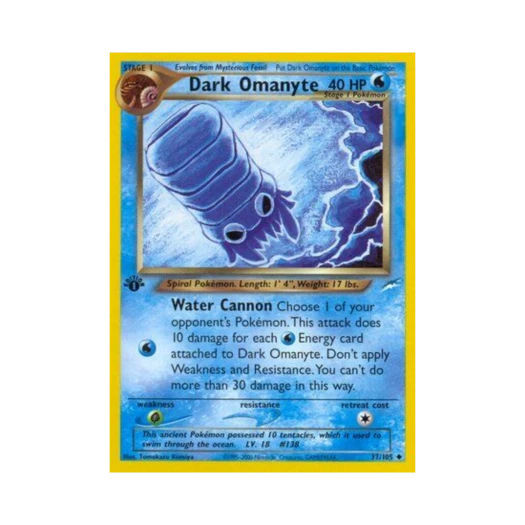 포켓몬 TCG 다크 암나이트 U 네오 데스티니 (영문판)