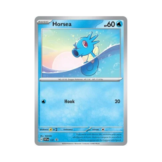포켓몬 TCG 쏘드라 P 스칼렛 & 바이올렛 프로모 카드 (영문판)