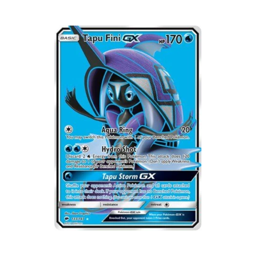 포켓몬 TCG 카푸느지느 GX RU 버닝 쉐도우 (영문판)