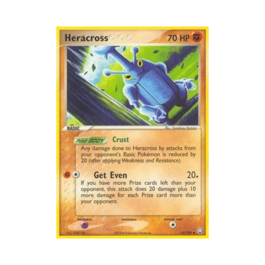 Pokemon TCG Heracross U EX Team Rocket Returns (English Ver.)