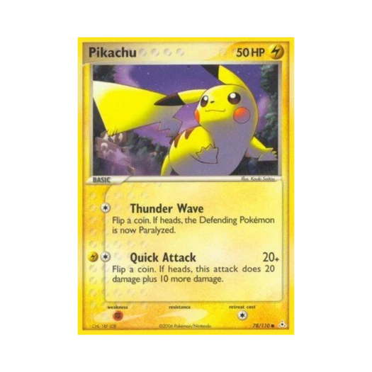 Pokemon TCG Pikachu C EX Holon Phantoms (English Ver.)