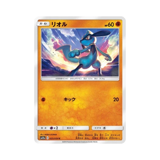 포켓몬 TCG 리오르 C GG엔드 (일어판)