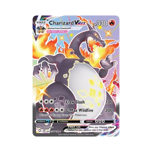 포켓몬 TCG 리자몽 VMAX SRV 샤이닝 페이츠 (영문판) 카드 이미지