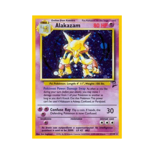 Pokemon TCG Alakazam Base Set 2 (English Ver.)