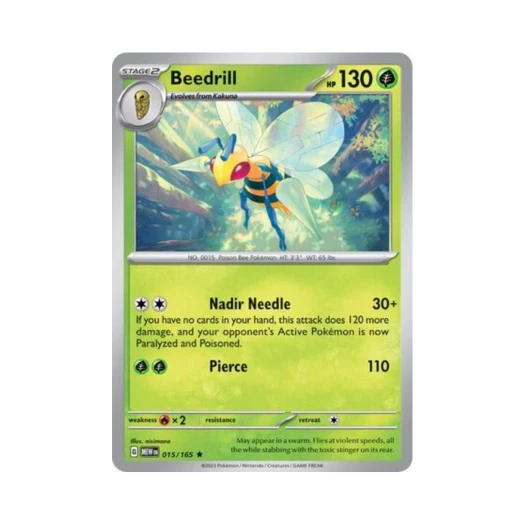 Pokemon TCG Beedrill R Scarlet & Violet 151 (English Ver.)