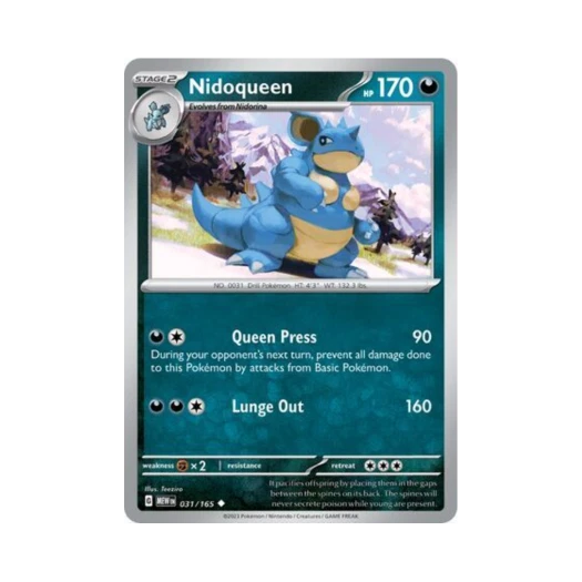 Pokemon TCG Nidoqueen U Scarlet & Violet 151 (English Ver.)