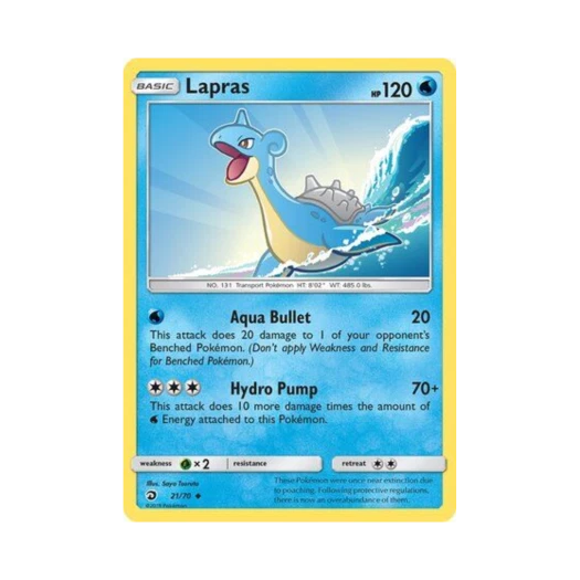 Pokemon TCG Lapras U Dragon Majesty (English Ver.)