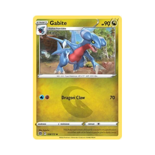 Pokemon TCG Gabite U Brilliant Stars (English Ver.)