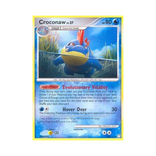 Pokemon TCG Croconaw U Mysterious Treasures (English Ver.)