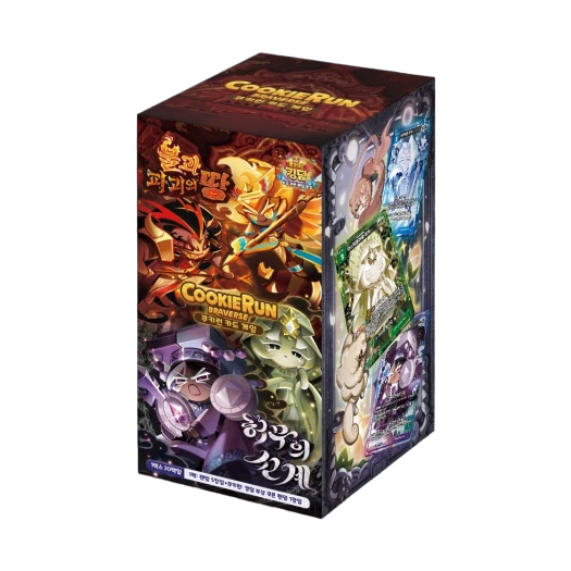 쿠키런 TCG 쿠키런 브레이버스 카드 게임 부스터 팩 불과 파괴의 땅 허무의 선계 (30팩/한글판) 상품 이미지