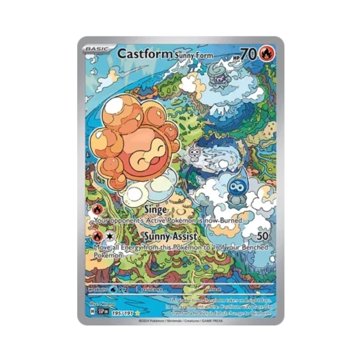 포켓몬 TCG 캐스퐁 태양의 모습 IR 서징 스파크 (영문판)